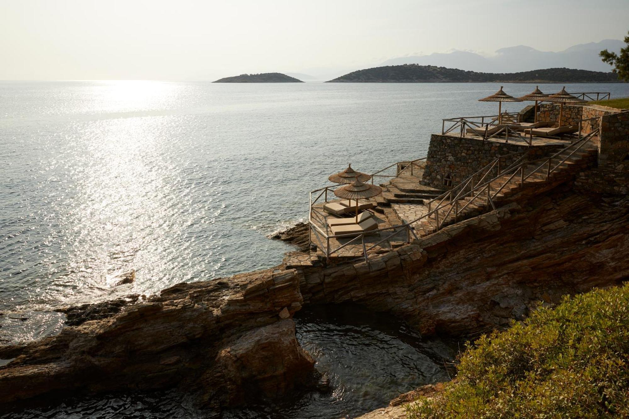 Minos Palace Resort - Adults Only Agios Nikolaos  Bagian luar foto The coast of Kea