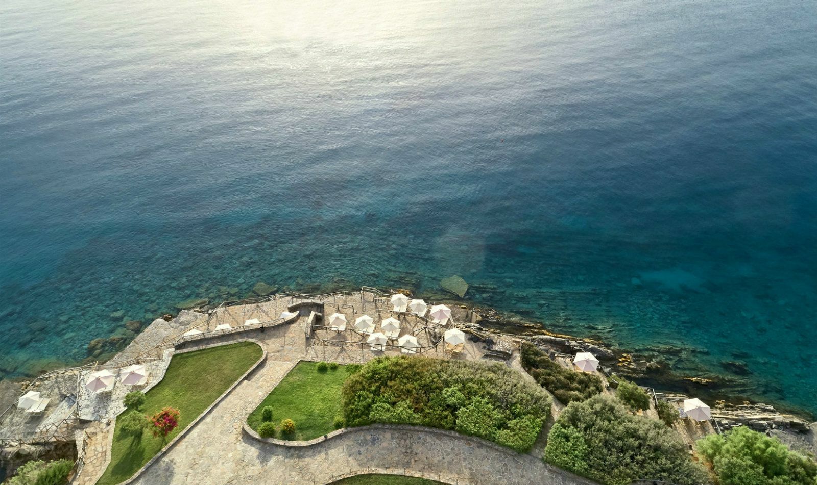 Minos Palace Resort - Adults Only Agios Nikolaos  Bagian luar foto View of the sea from the Acropolis of Lindos